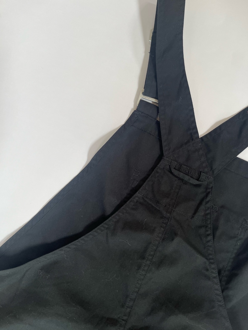 Fjallraven Black Waxed Vardag Dungaree Trousers Gorpcore Pocket Black Overalls - Picture 14 of 15